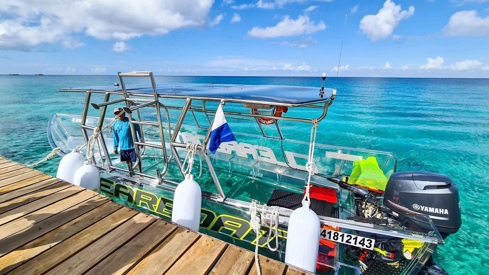 Cozumel Clearboat Snorkel Tour Jeep Riders Cozumel Tours
